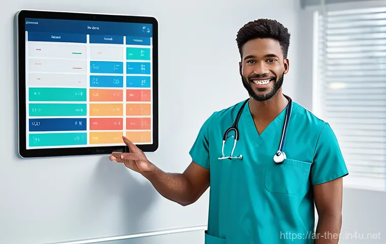 물리치료사의 근무 스케줄 관리 - **Prompt 1: The Overwhelmed Physical Therapist's Office**
    "A candid, realistic photograph of a f...