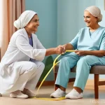 물리치료와 스포츠 재활 차이 - **Prompt 1: Journey to Daily Wellness**
A warm and inviting image of a professional female physi...