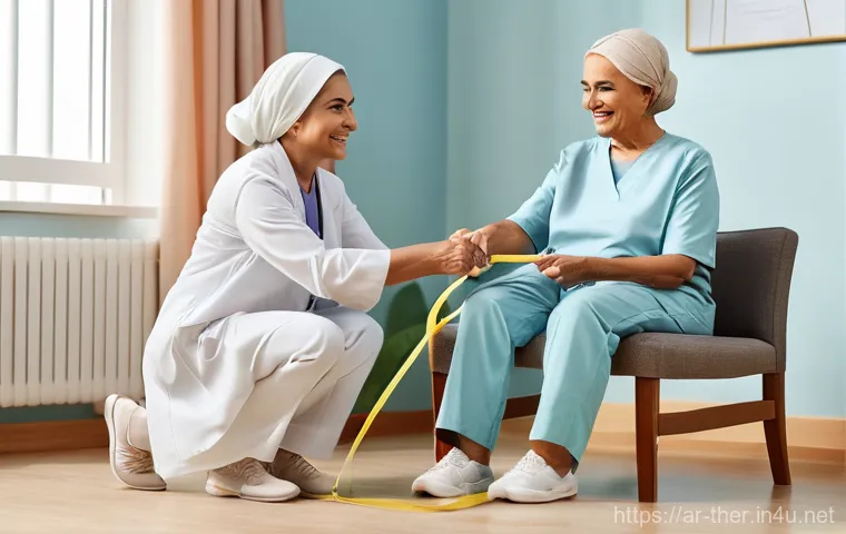 물리치료와 스포츠 재활 차이 - **Prompt 1: Journey to Daily Wellness**
A warm and inviting image of a professional female physi...