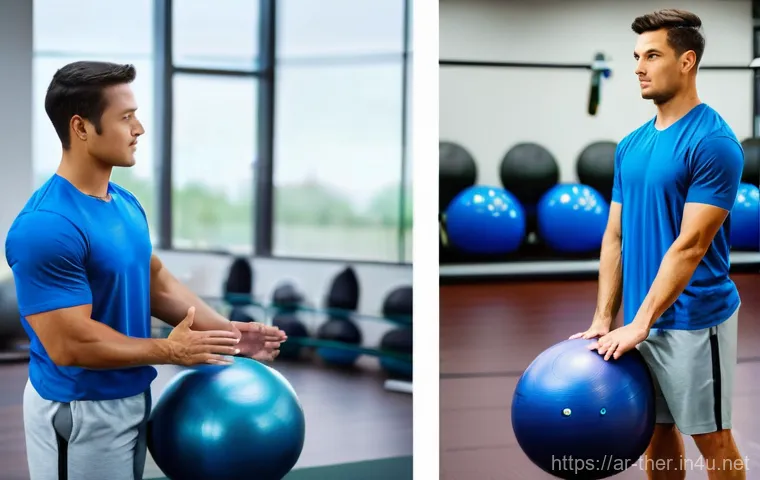 물리치료와 스포츠 재활 차이 - **Prompt 2: Athlete's Comeback on the Field**
    A dynamic and inspiring image of a determined youn...