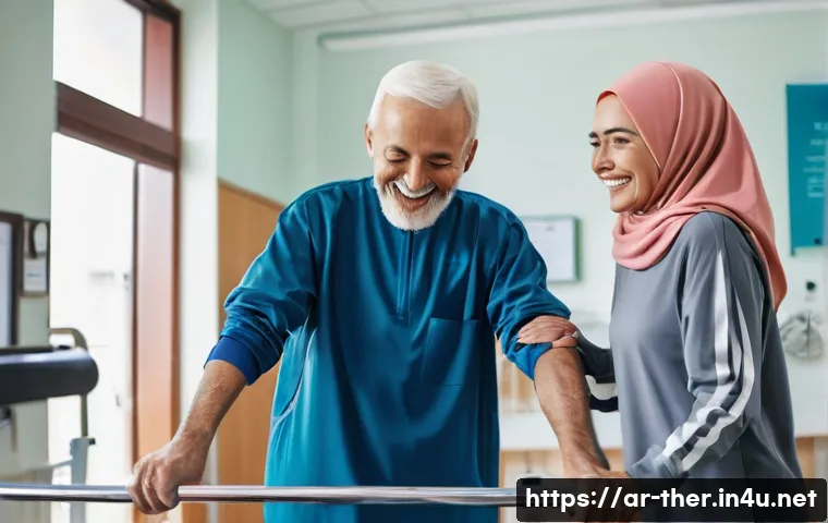 물리치료사의 연봉 만족도 - **Prompt:** "A young woman, early 20s, wearing a hijab and modest athletic wear (long-sleeved top, l...